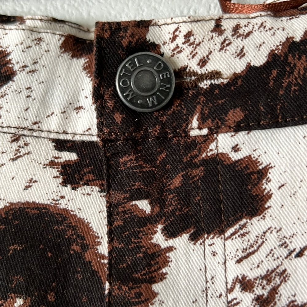 Motel Zoven trouser cow hide b/w - Picture 4 of 8